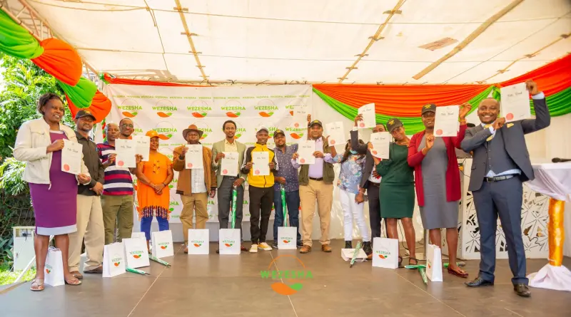 Wezesha clients and guests at an event