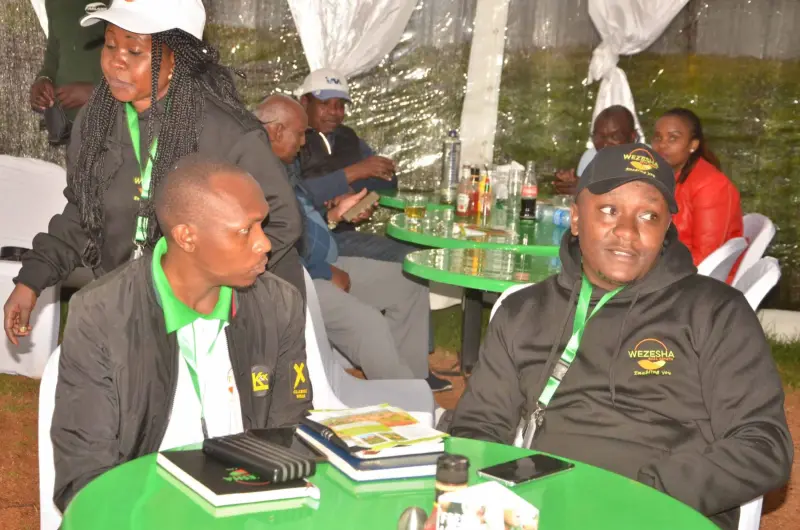 Wezesha team at a dinner event