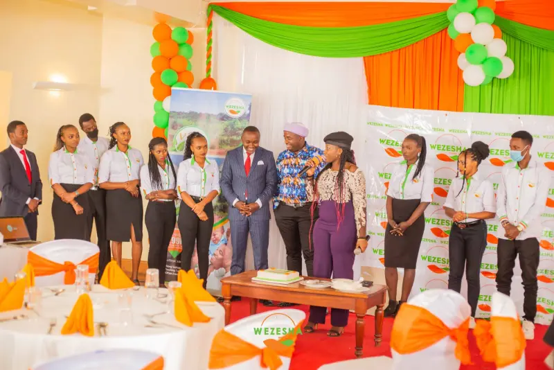 Wezesha team on stage