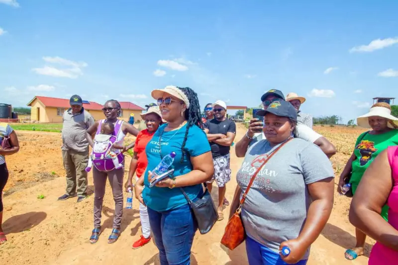Clients on a Wezesha site visit